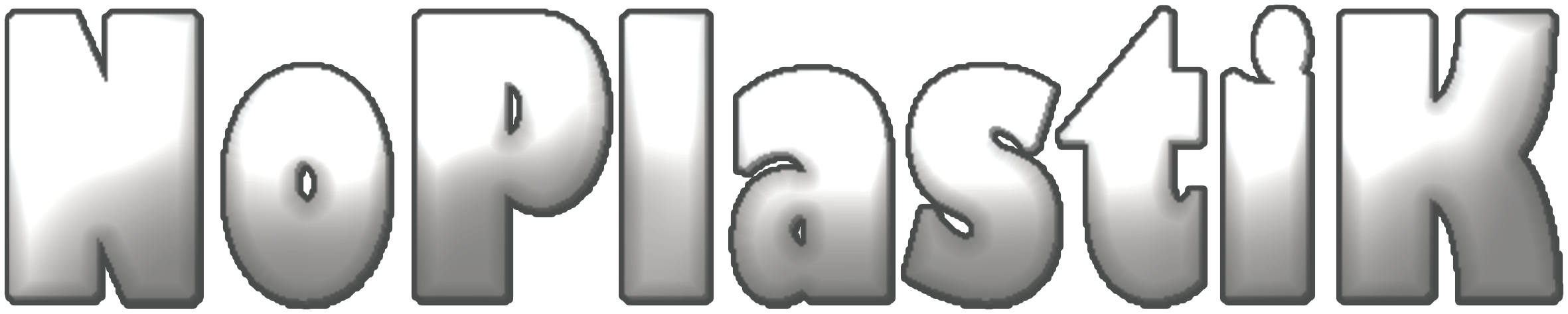 NoPlastiK Logo Grey